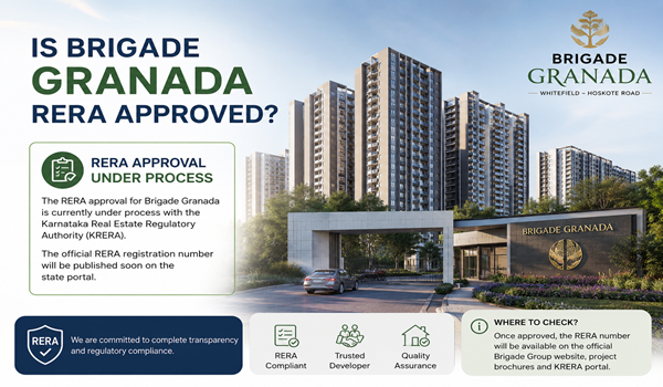 Is Brigade Granada RERA approved Is Brigade Granada RERA approved